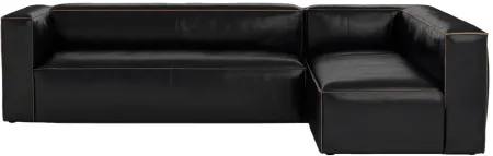 Nolita 2-pc. Modular Sectional Sofa in Rider Black by Four Hands