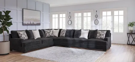 Lavernett 4-pc. Sectional in Charcoal by Ashley Furniture