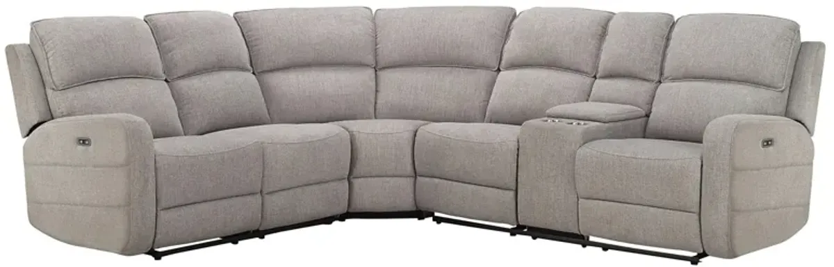 Everitt Chenille 3-pc. Power Sectional