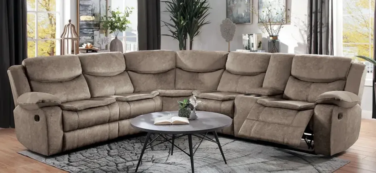 Arden 3-pc. Sectional Reclining Sofa