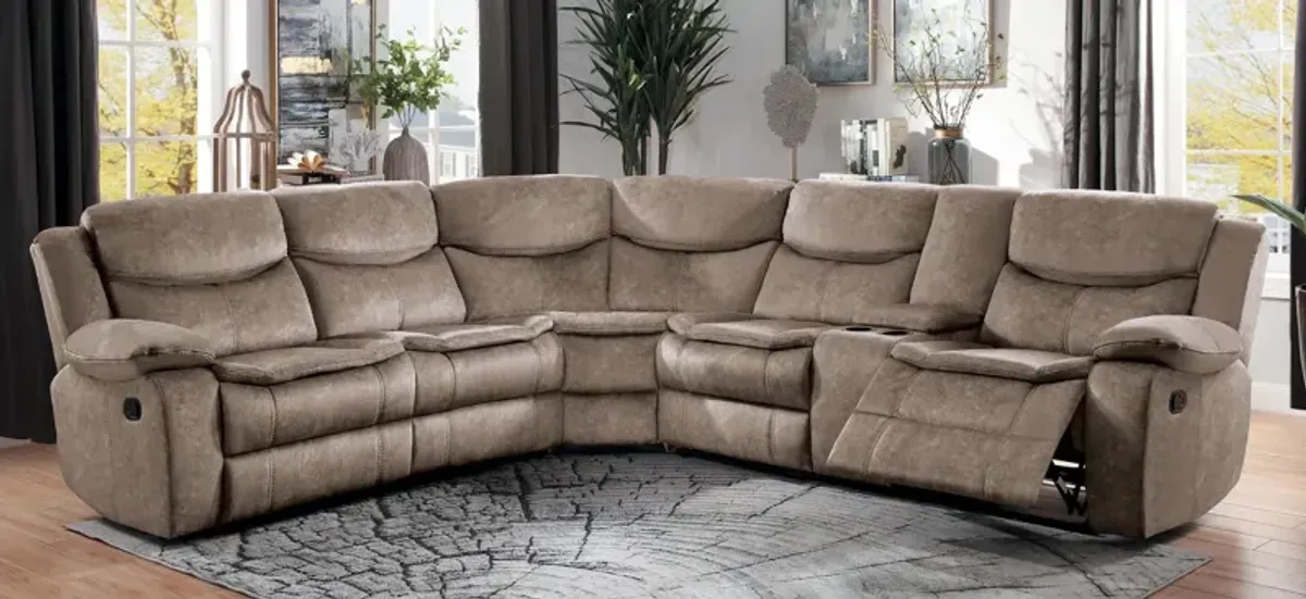 Arden 3-pc. Sectional Reclining Sofa