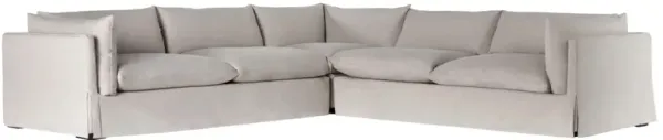 Habitat 3-pc. Sectional Slipcovered Sofa