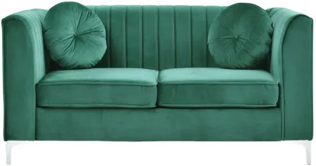 Deltona Loveseat in Green by Glory Furniture