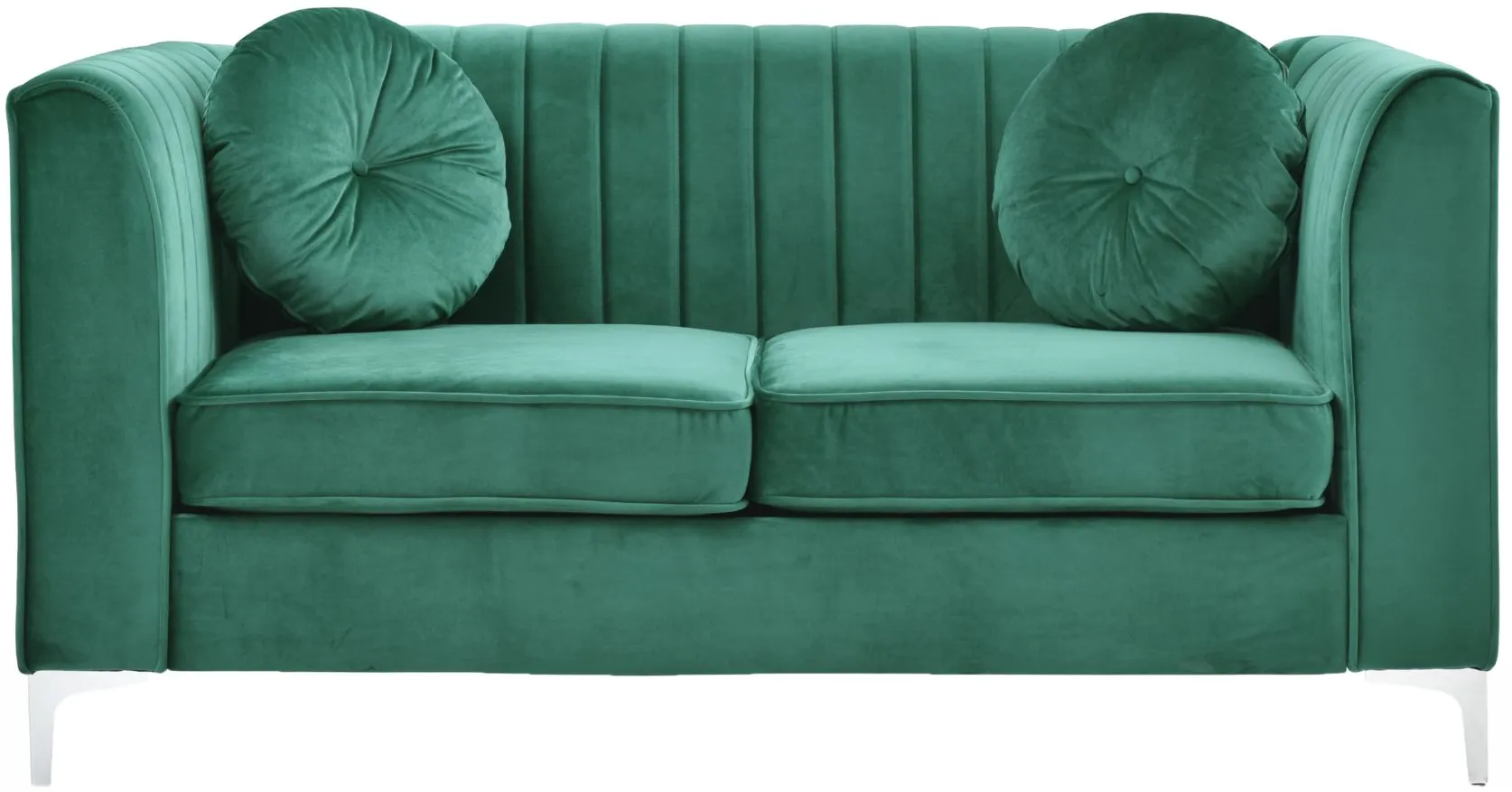 Deltona Loveseat in Green by Glory Furniture