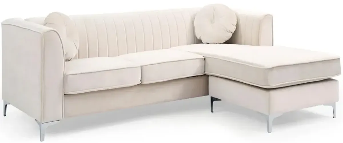Delray 2-pc. Reversible Sectional Sofa
