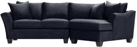 Foresthill 2-pc. Right Hand Cuddler Sectional Sofa in Sugar Shack Navy by H.M. Richards