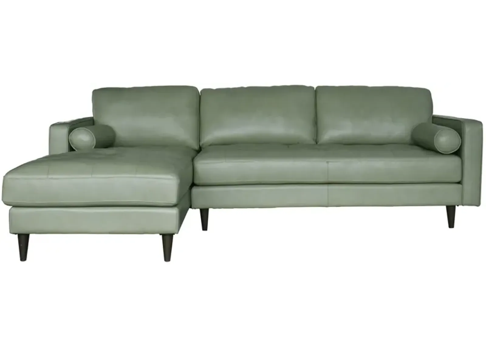 Amara Chaise Sectional Sofa in Kiwi by Lea Unlimited