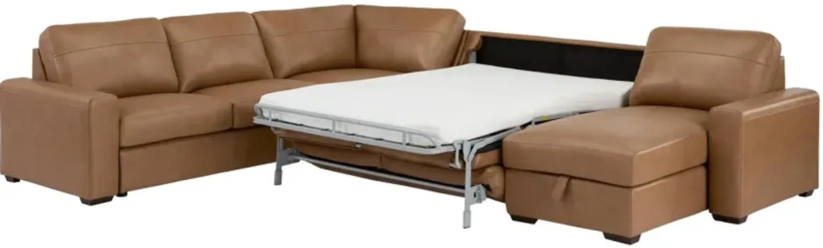 Harley 5-pc. Leather Sectional