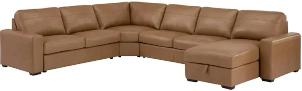 Harley 5-pc. Leather Sectional