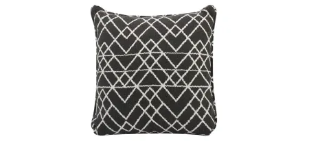 Daine Throw Pillow in Hyphen Onyx by Fusion Furniture