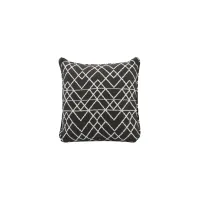Daine Throw Pillow in Hyphen Onyx by Fusion Furniture
