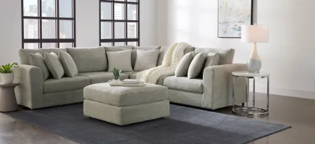 Cassio 5-pc. Sectional in Gray by Flair