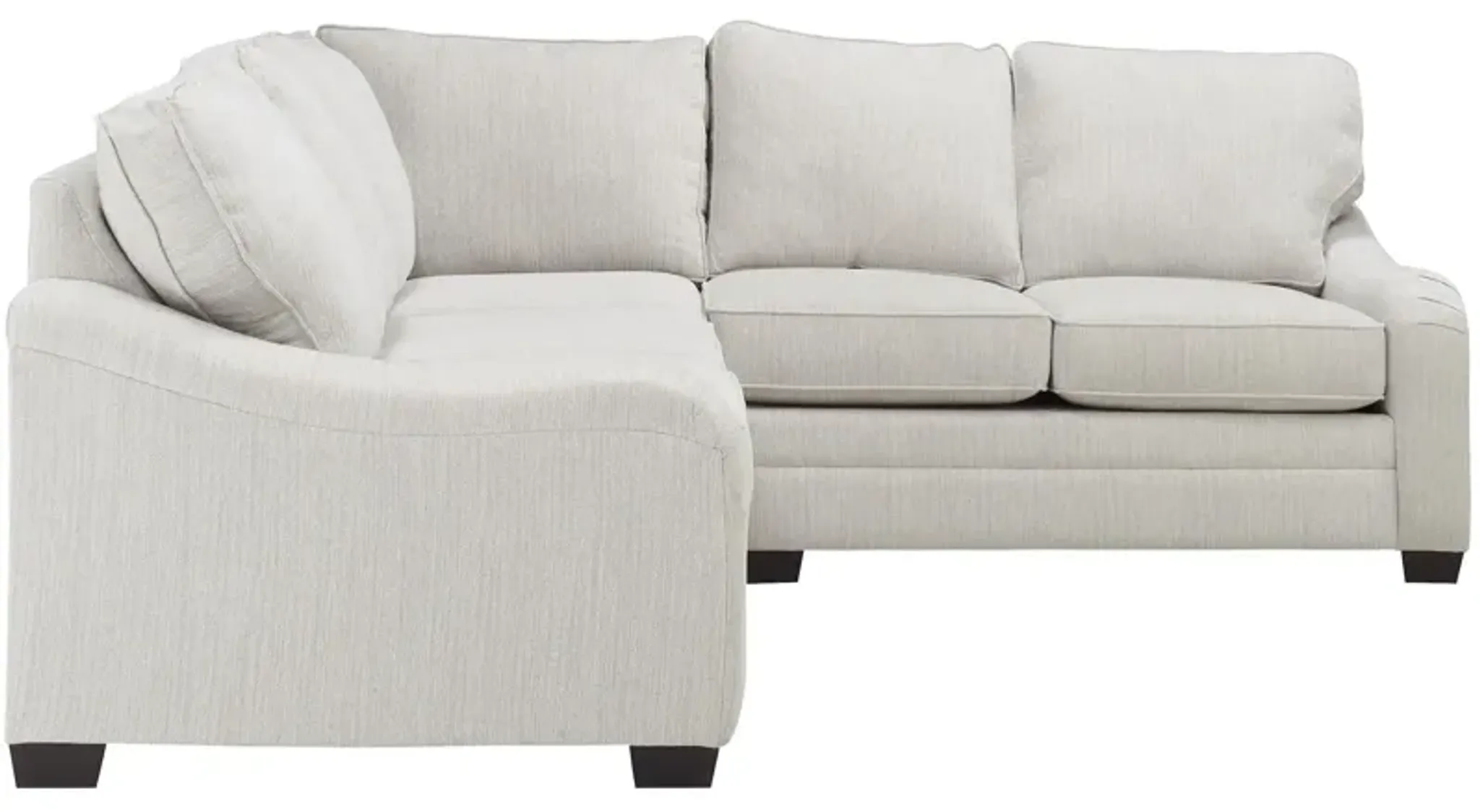 Caid 2 Pc Chenille Sectional Sofa Raymour And Flanigan | Furniture.com