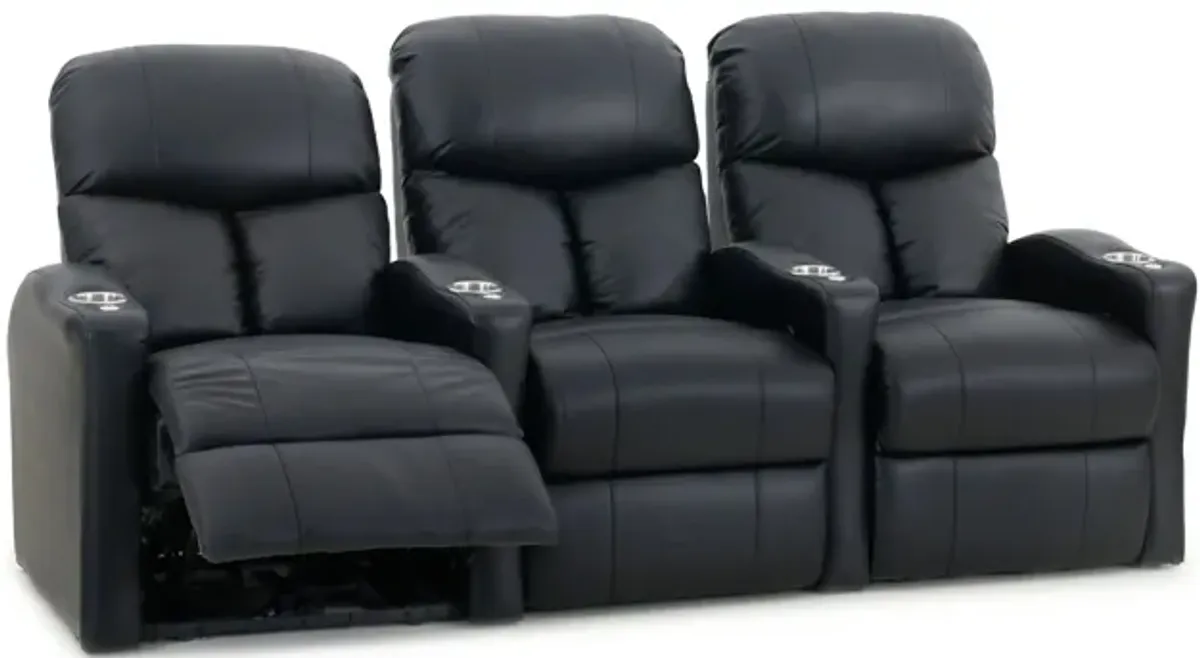 Midway 3-pc. Leather Power-Reclining Sectional Sofa