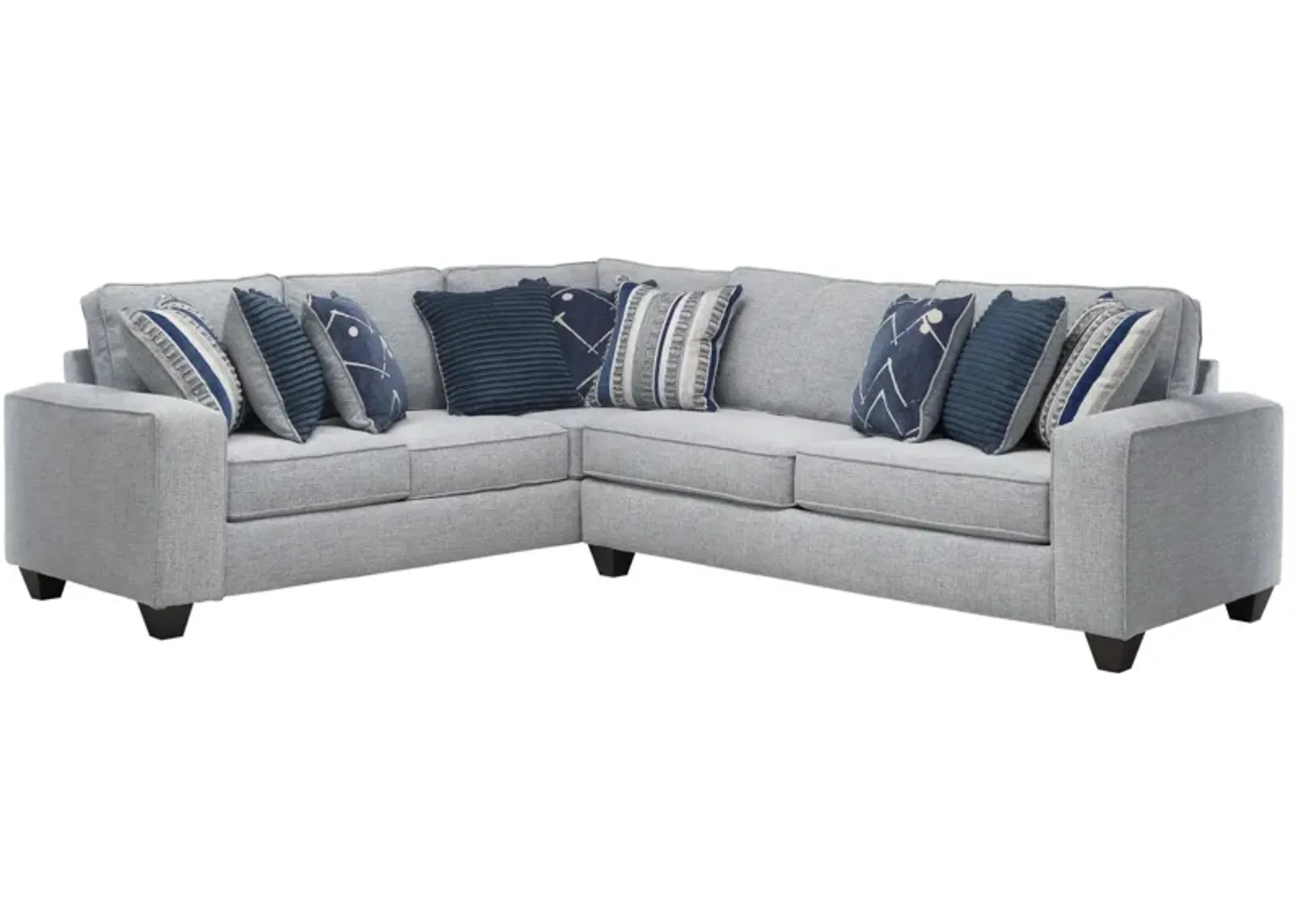 Alston 2-pc. Sectional in Persia Indigo by Albany Furniture