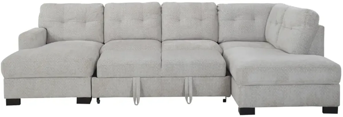 Pierce 3-pc. Sectional w/ Pop Up Sleeper