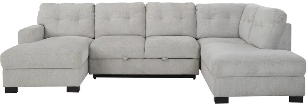 Pierce 3-pc. Sectional w/ Pop Up Sleeper