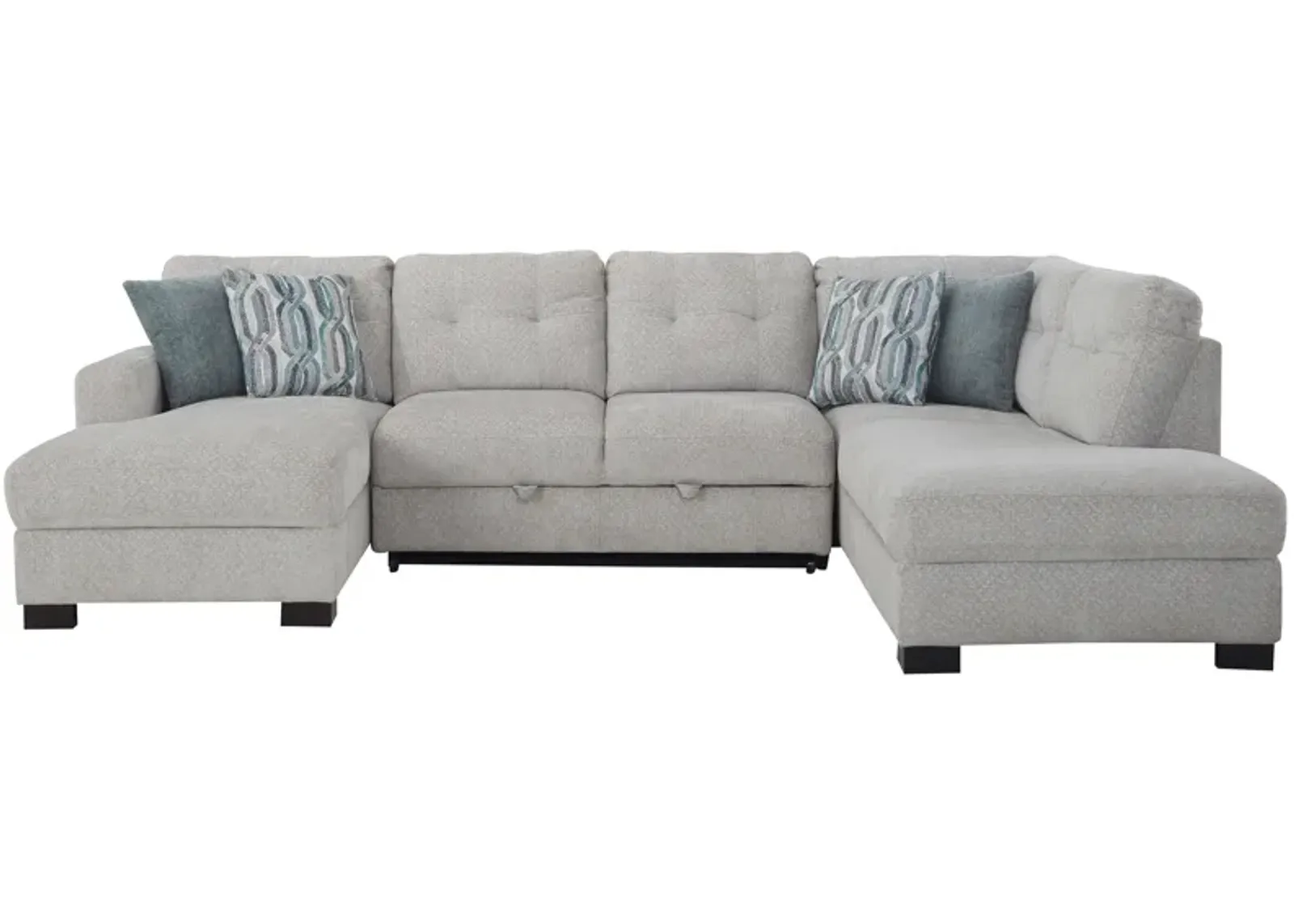 Pierce 3-pc. Sectional w/ Pop Up Sleeper