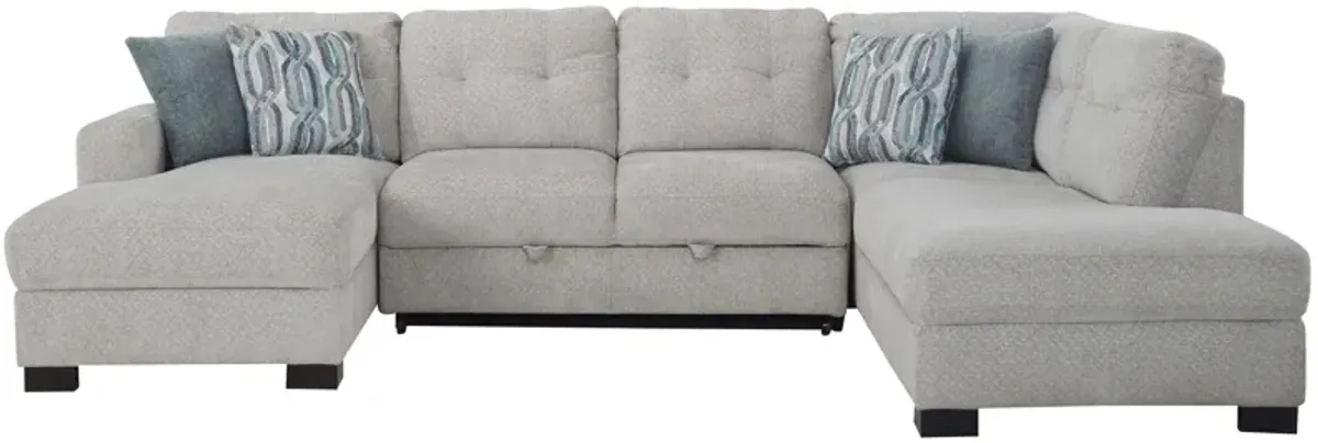 Pierce 3-pc. Sectional w/ Pop Up Sleeper