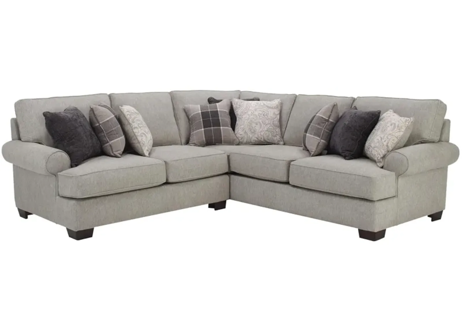 Overton 2-pc. Sectional in Gray by Alan White