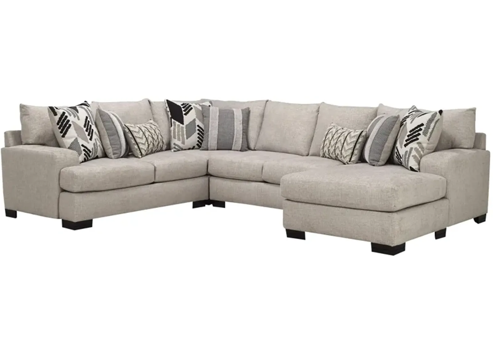 Cooper 4-pc. Sectional in Beige;Brown by Albany Furniture