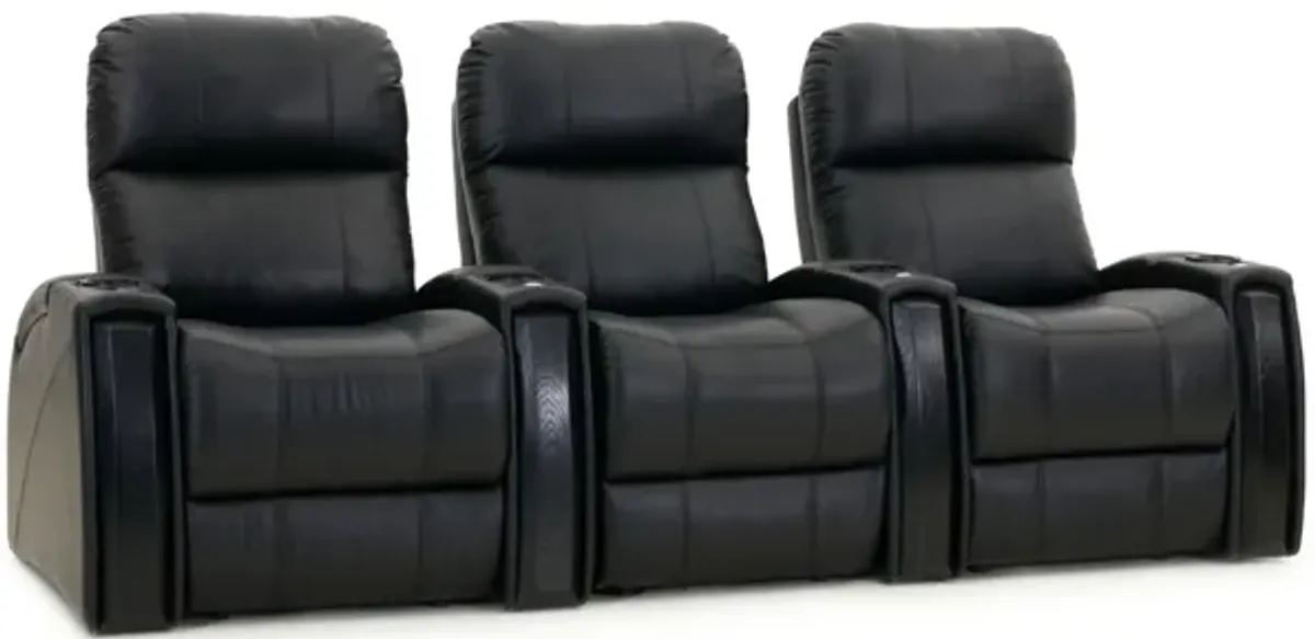 Arnoff 3-pc.Power Reclining Sectional Sofa in Black by Bellanest