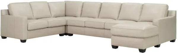 Anaheim Leather 4-pc. Sectional