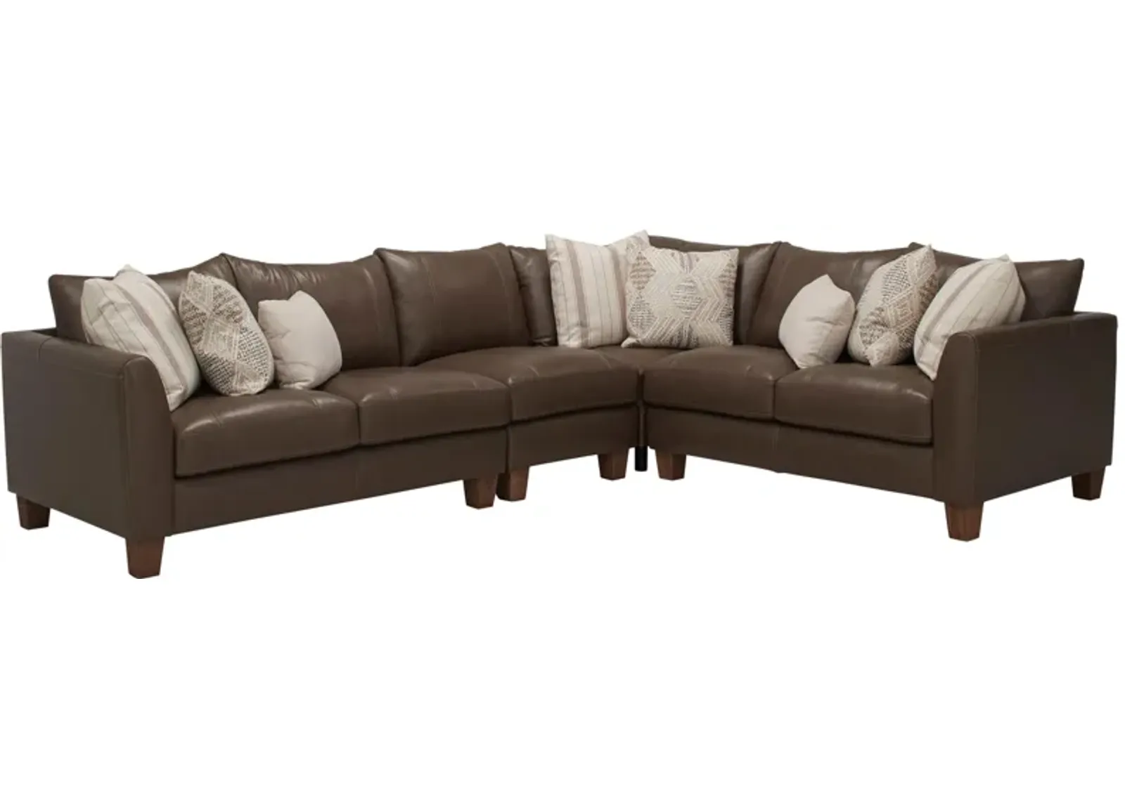 Maxwell 4-pc. Sectional in Brown by Bellanest