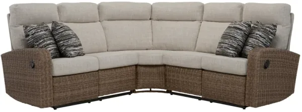 Takumi 3-pc. Outdoor Reclining Sectional