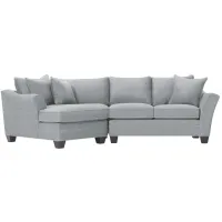 Foresthill 2-pc. Left Hand Cuddler Sectional Sofa in Santa Rosa Ash by H.M. Richards