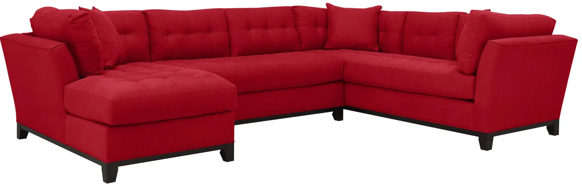 Cityscape 3-pc. Sectional in Cardinal by H.M. Richards