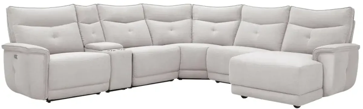 Graceland 6-pc. Sectional Sofa w/Power Headrests