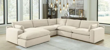 Elyza 5-pc. Sectional with Chaise in Linen by Ashley Furniture