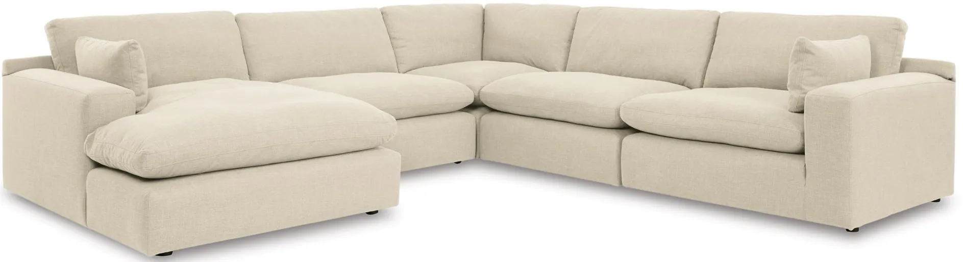Elyza 5-pc. Sectional with Chaise in Linen by Ashley Furniture