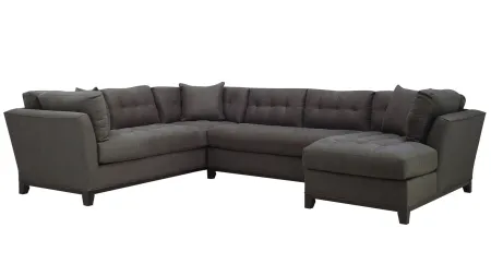 Cityscape 3-pc. Sectional in Elliot Graphite by H.M. Richards