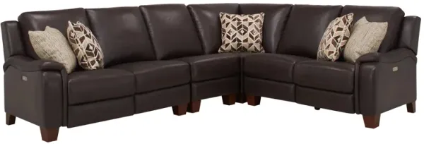 Ramiro Leather 4-pc. Power Sectional