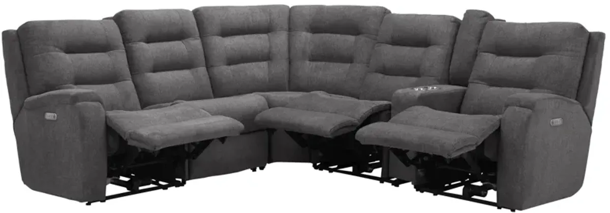 Halenbeck 6-pc. Triple Power Sectional