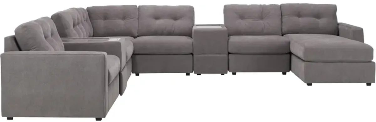 ModularOne 8-pc. Sectional w/One Power Console