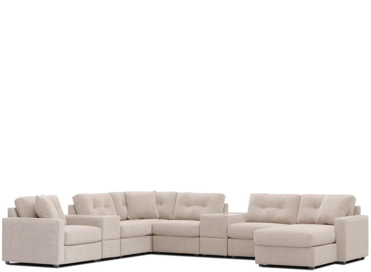 ModularOne 8-pc. Sectional in Stone by H.M. Richards