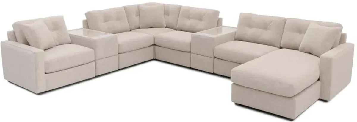 ModularOne 8-pc. Sectional w/One Power Console