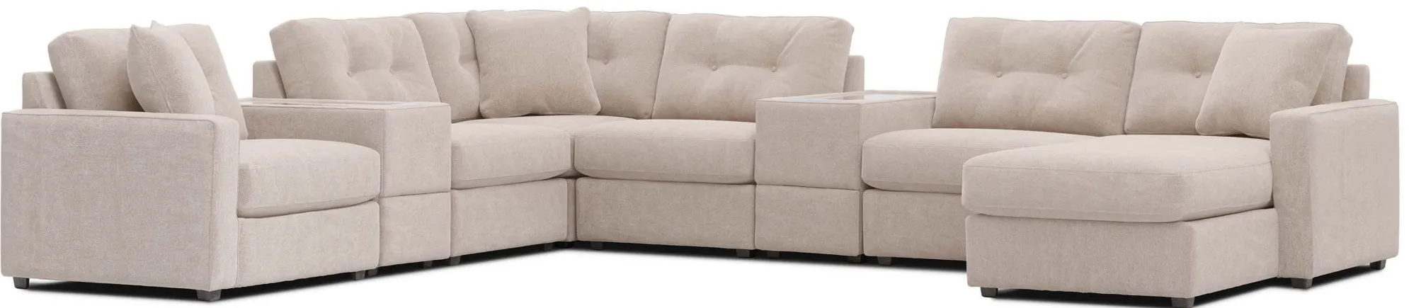 ModularOne 8-pc. Sectional in Stone by H.M. Richards