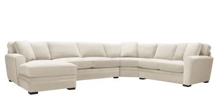 Artemis II 4-pc. Left Hand Facing Sectional Sofa in Gypsy Cream by Jonathan Louis