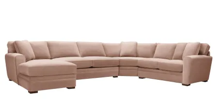 Artemis II 4-pc. Left Hand Facing Sectional Sofa in Gypsy Blush by Jonathan Louis