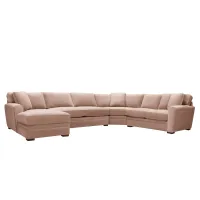 Artemis II 4-pc. Left Hand Facing Sectional Sofa in Gypsy Blush by Jonathan Louis