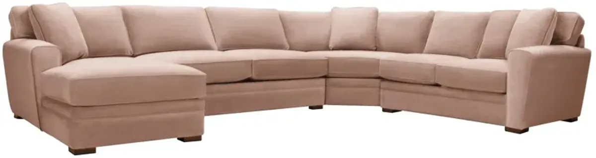 Artemis II 4-pc. Sectional in Gypsy Blush by Jonathan Louis