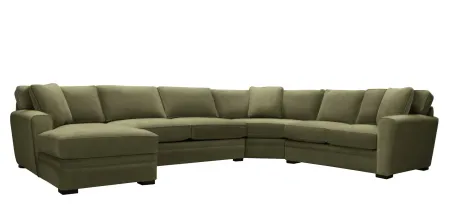Artemis II 4-pc. Left Hand Facing Sectional Sofa in Gypsy Sage by Jonathan Louis