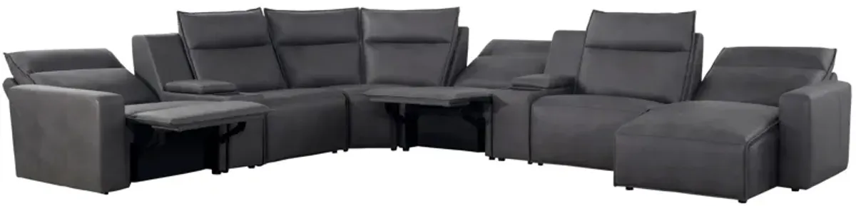 ModularTwo 8-pc. Power Sectional w/ Power Headrest