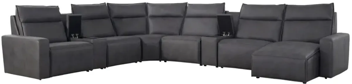 ModularTwo 8-pc. Power Sectional w/ Power Headrest