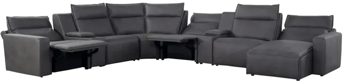 ModularTwo 8-pc. Power Sectional w/ Power Headrest