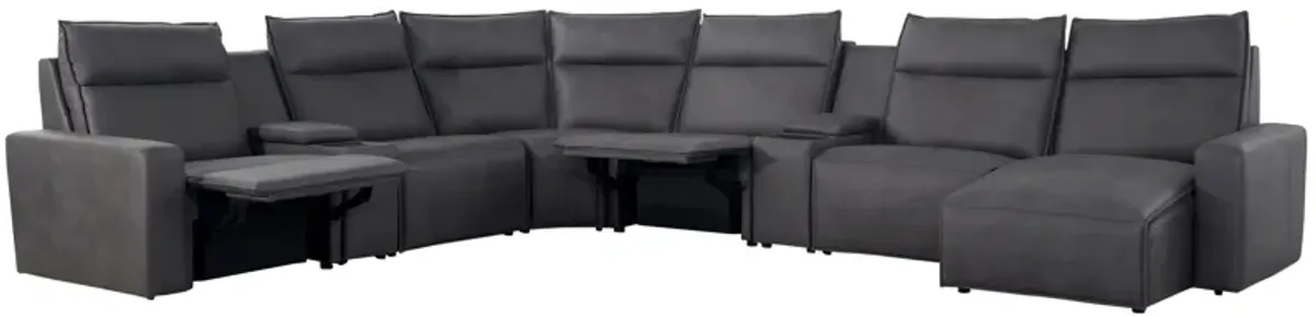 ModularTwo 8-pc. Power Sectional w/ Power Headrest